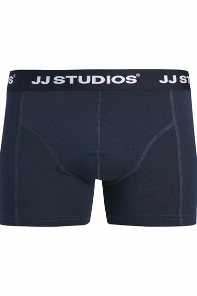 Jack Jones Soho Solıd 3 Lü Paket Erkek Boxer 12280164 - Resim 3