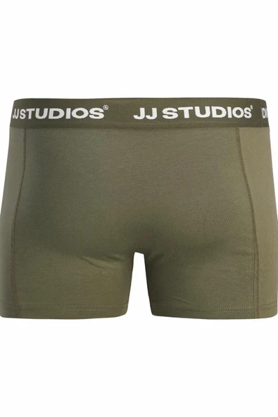 Jack Jones Soho Solıd 3 Lü Paket Erkek Boxer 12280164 - Resim 2