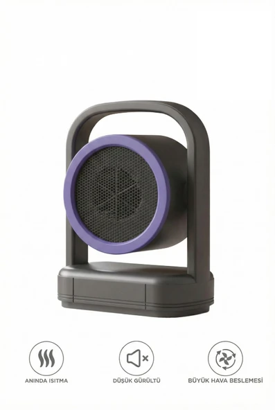 Mini Isıtıcı Fan | Taşınabilir Sessiz Hızlı Isıtma | 500W Kompakt Isıtıcı ürün görseli 1
