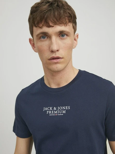 Jack Jones Bluar Chıe Erkek Tişört 12217167 - Resim 7