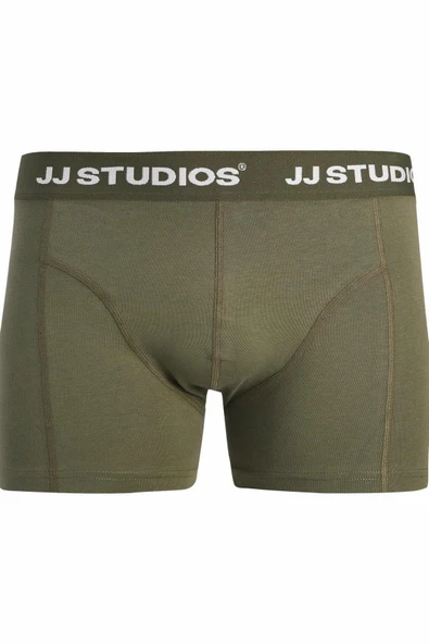 Jack Jones Soho Solıd 3 Lü Paket Erkek Boxer 12280164 - Resim 6