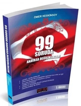 99 Soruda Anayasa Değişiklikleri [Paperback] [Nov 16, 2016] Ömer Keskinsoy ürün görseli 1