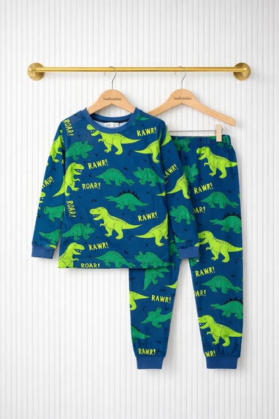 Dinazorlu Erkek Çocuk Pijama Takımı - Resim 2