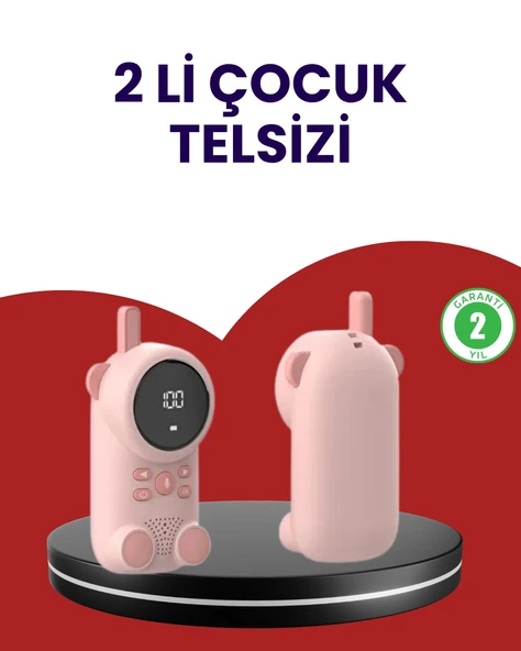Uzun Menzilli Bebek Telsizi - Vox Modlu, Renkli Lcd Ekranlı ürün görseli 1