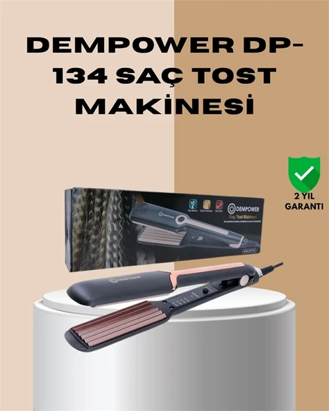Evde Profesyonel Görünüm: Dp-134 Tost Şekillendirici İle Kalıcı Stil ürün görseli 1