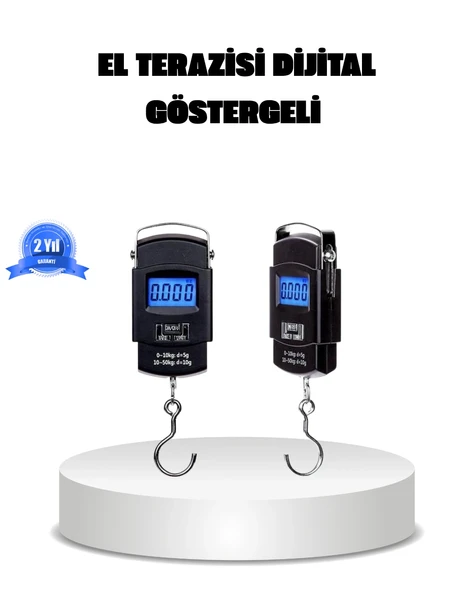 Dijital El Kantarı - 50 Kg Taşıma Kapasiteli, Taşınabilir Hassas Tartı ürün görseli 1