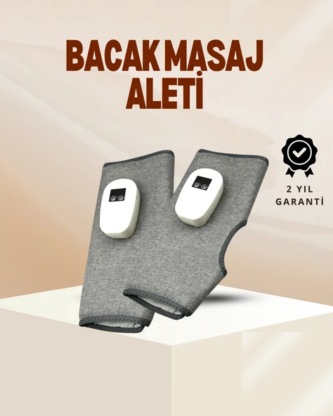 Kablosuz Isıtmalı Baldır Masaj Aleti - 3 Hava Basınçlı, Titreşimli Ve Sıcak Kompres Fonksiyonlu ürün görseli 1