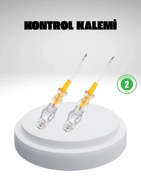 Elektrik Test Kalemi Neon Işıklı Nikel Kaplama 110-220v Dirençli ürün görseli 1