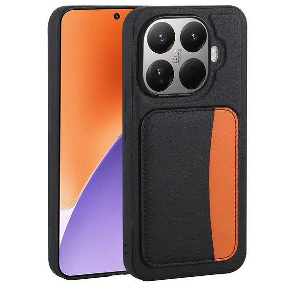 Xiaomi 15T Pro Kılıf Kartlıklı Zore X-Kart Silikon Kapak ürün görseli 1