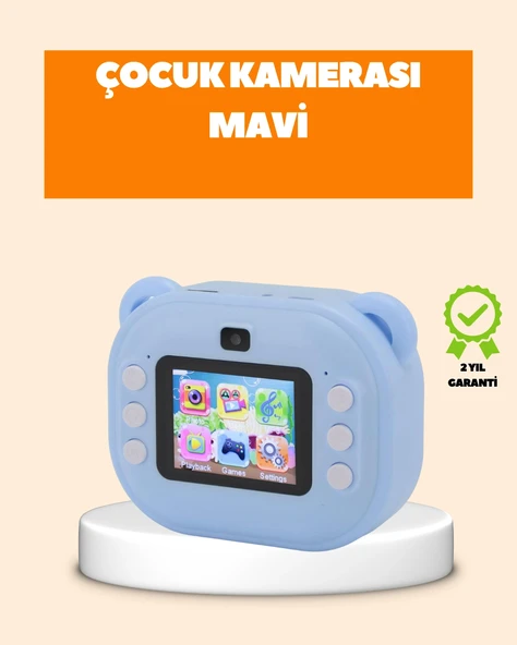 Termal Baskı Teknolojili Anında Fotoğraf Kamerası - 24mp Çift Lens, 32gb Hafıza ürün görseli 1