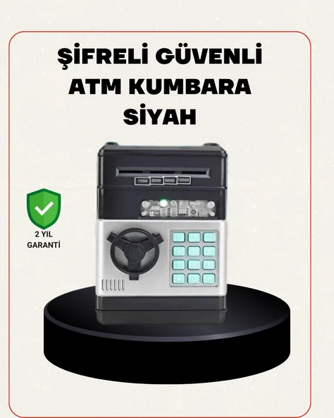 Para Kasası Görünümlü Elektronik Şifreli Kumbara ürün görseli 1