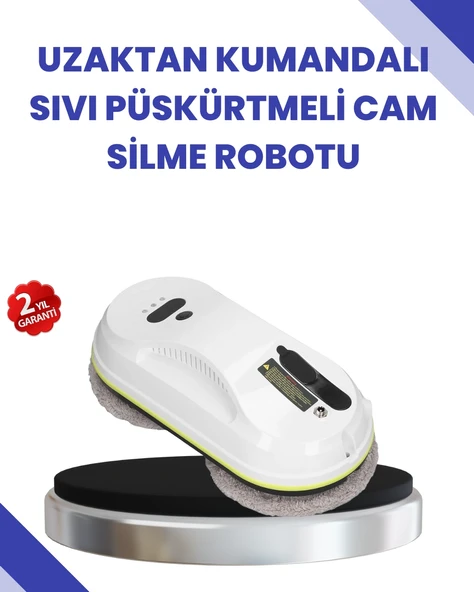 Uzaktan Kumandalı Akıllı Cam Ve Pencere Temizleme Robotu ürün görseli 1