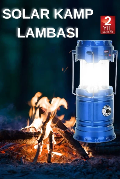 Kamp Lambası El Feneri Askılı Büyük Boy Usb Şarjlı Işıldak ürün görseli 1