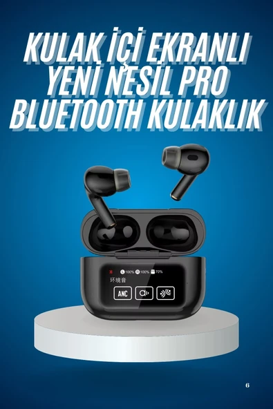 2025 Model Bluetooth Kulaklık Dokunmatik Ekran Yüksek Ses Kalitesi ürün görseli 1