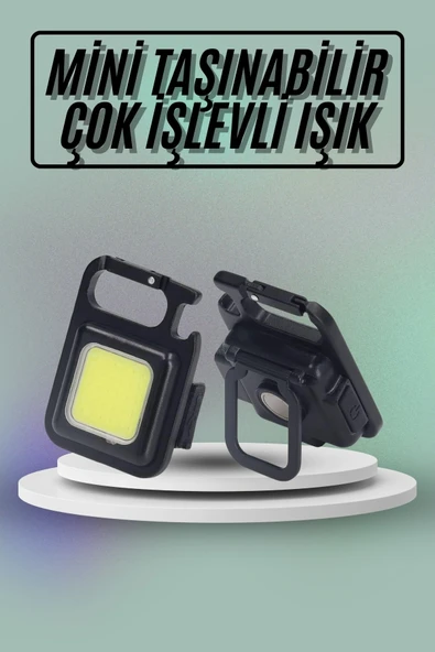 Mıknatıslı Parlak Led Işık 3 Fonksiyonlu Şarj Edilebilir Ledli Mini Taşınabilir ürün görseli 1