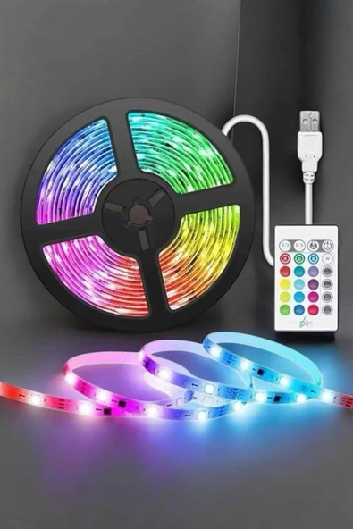 5m Rgb Işıklı Her Ortama Uygun Led Işık ürün görseli 1