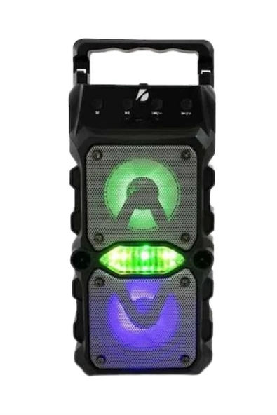 Taşınabilir Kablosuz Bluetooth Hoparlör Uzun Pil Ömrü Led Işıklı ürün görseli 1