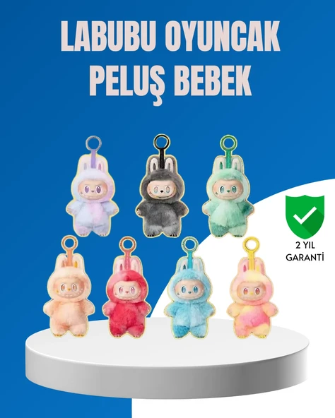 Dekoratif Labubu Karakter Figürü - Kaliteli Peluş Malzeme ürün görseli 1