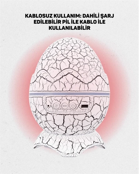 Dinazor Yumurta Gece Lambası - Resim 4