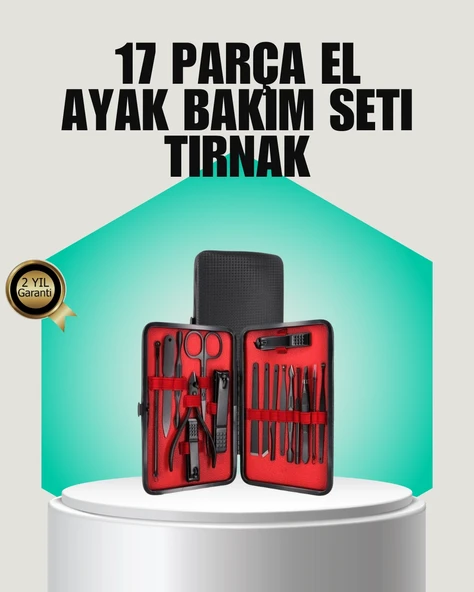 Siyah Kaymaz Teknolojili El Ve Ayak Bakım Seti ürün görseli 1
