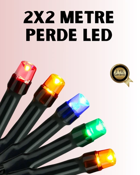 8 Modlu Zaman Ayarlı Led Perde Işık - Bahçe Ve Balkon Dekorasyonu ürün görseli 1