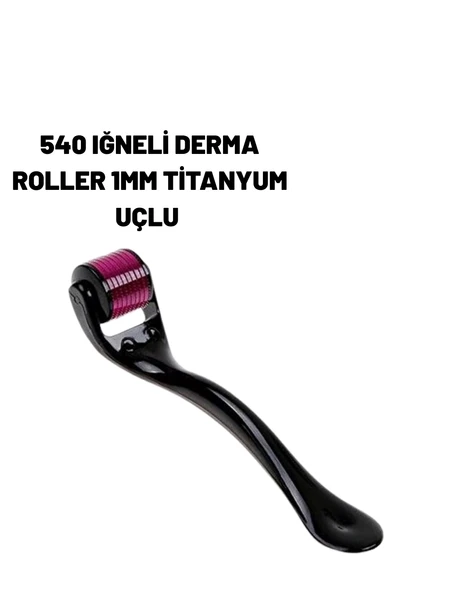 Ev Tipi Mikro İğneli Cilt Bakım Aleti - 1 Mm Titanyum Roller ürün görseli 1