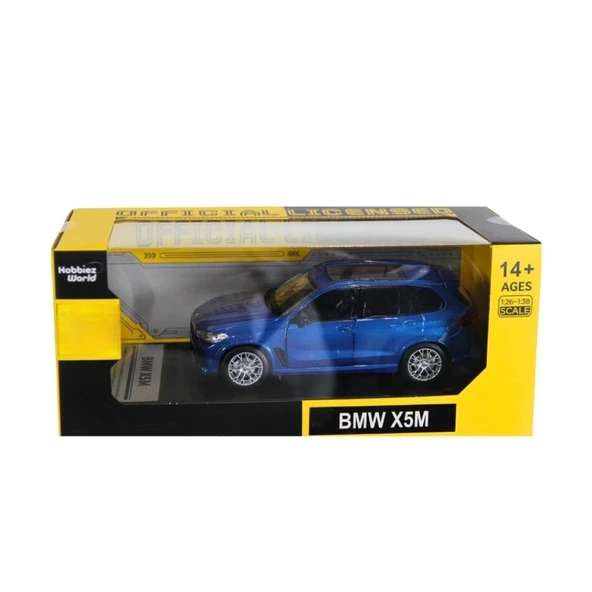 1/3 BMW X5 M Mavi Model Araba ürün görseli 1