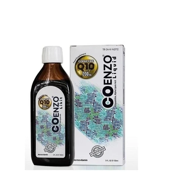 CoEnzo Coenzyme Q-10 200mg Likit 150ml ürün görseli 1