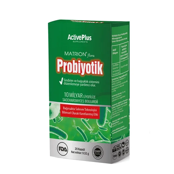ActivePlus Probiyotik İçeren Takviye Edici Gıda 20 Kapsül ürün görseli 1