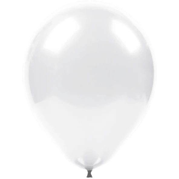 Helyuma Uyumlu Beyaz Metalik Balon 12 inç 5 Adet Metalik Beyaz Balon 12 inch ürün görseli 1