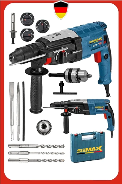 Bakır Sargılı Çelik Şanzıman 28mm Kırıcı Delici Hilti Darbeli Matkap Metal Dişli Şanzıman  3 Fonksiyon ürün görseli 1