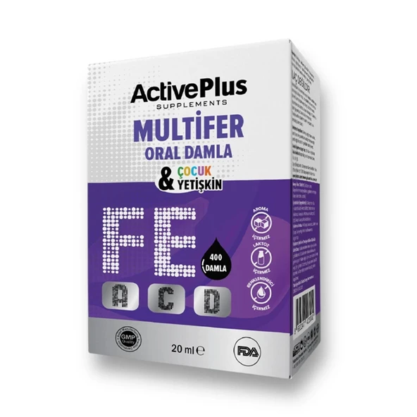 ActivePlus Multifer Damla 20 ml ürün görseli 1