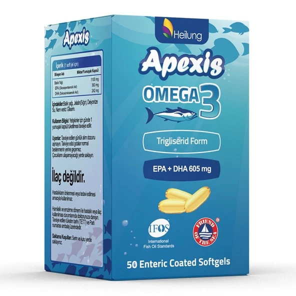 Apexis Omega 3 Yumuşak Kapsül 50 Adet ürün görseli 1