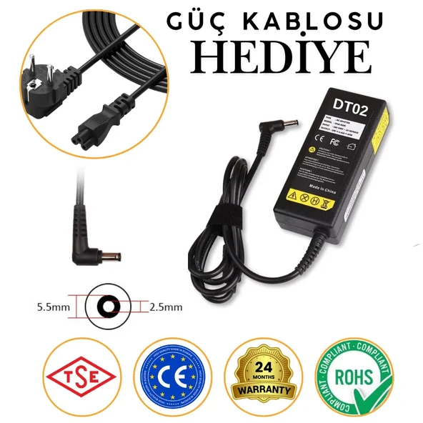 Fujitsu Amilo A1667EX Notebook Adaptörü ürün görseli 1