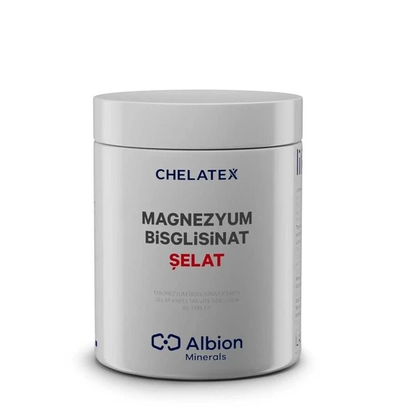 Chelatex Magnezyum Bisglisinat Şelat 60 Tablet ürün görseli 1
