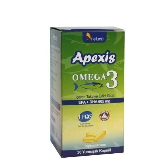 Apexis Omega 3 Yumuşak Kapsül 30 Adet ürün görseli 1
