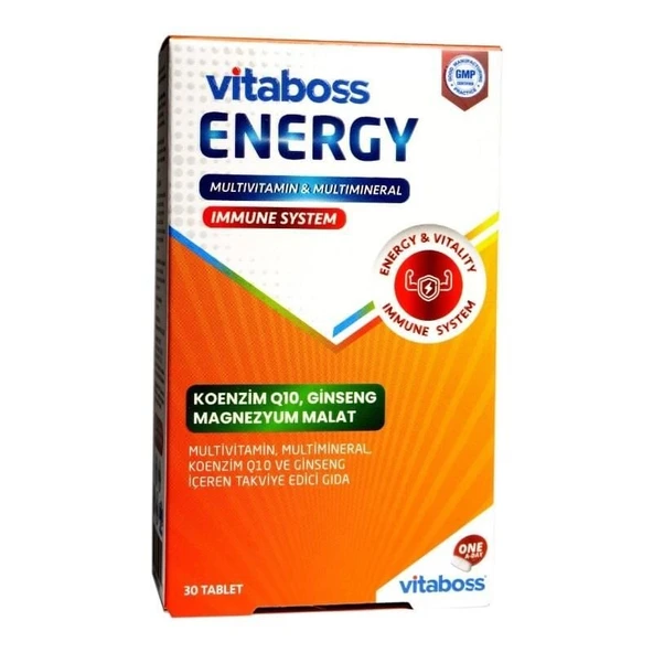 Vitaboss Energy Multivitamin 30 Tablet ürün görseli 1