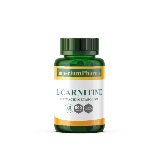 İmperium Pharma L-carnitine 500mg 30 Kapsül + HAP KUTUSU HEDİYE ürün görseli 1