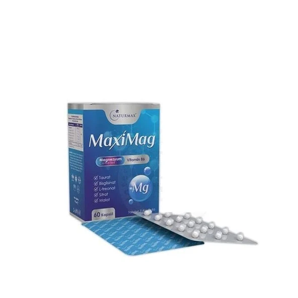 Naturmax MaxiMag Magnezyum Complex 60 Kapsül ürün görseli 1