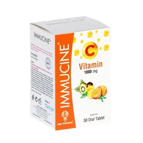Immucine Vitamin C 1000mg 30 Tablet ürün görseli 1