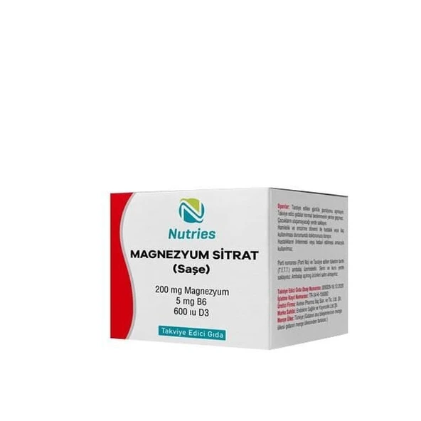 Nutries Magnezyum Sitrat 30 Saşe ürün görseli 1