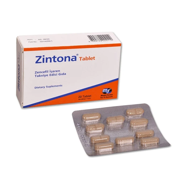 Zi̇ntona 20 Tablet ürün görseli 1