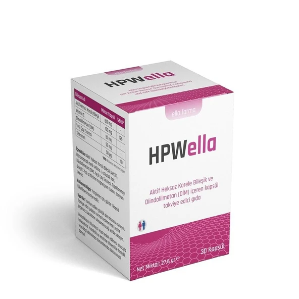 HPWella 30 Kapsül AHCC içerikli ürün görseli 1