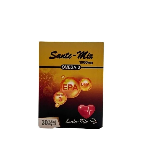 Sante Mix Omega3 1000MG 30 Kapsül ürün görseli 1