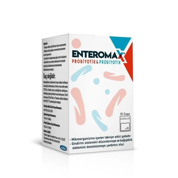 Enteromax Probiyotik 10 Saşe ürün görseli 1