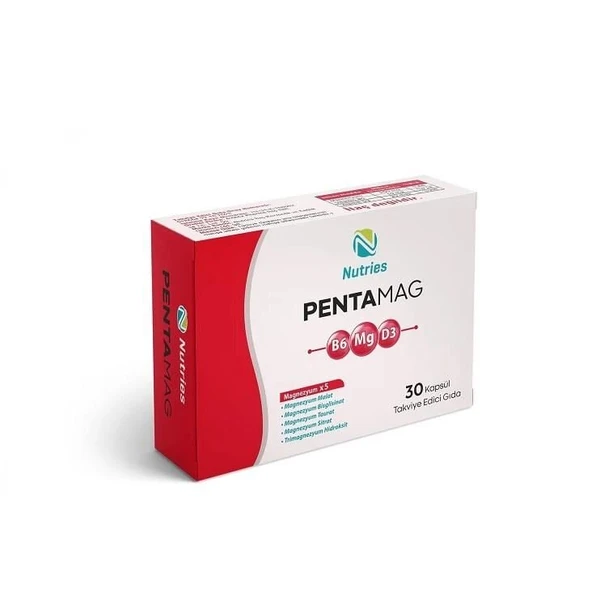 Nutries PentaMag 30 Kapsül ürün görseli 1