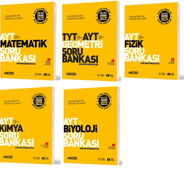 Hız 2025 Ayt Sayısal Soru Bankası Seti 5 Kitap ürün görseli 1