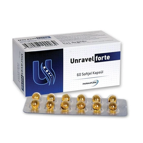 Unravel Forte 60 Softjel Kapsül ürün görseli 1
