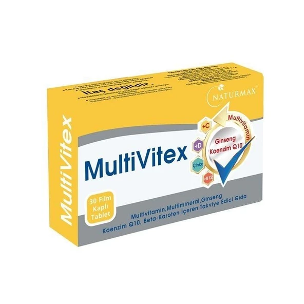 Naturmax Multivitex 30 Tablet ürün görseli 1