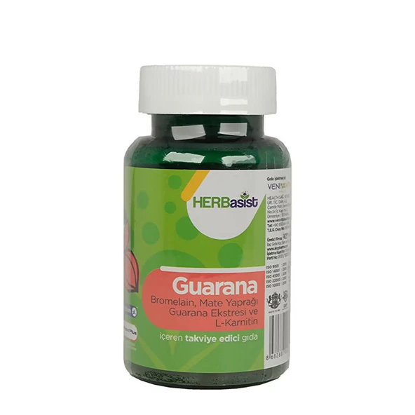 HERbasist Guarana Takviye Edici Gıda 30 Kapsül ürün görseli 1